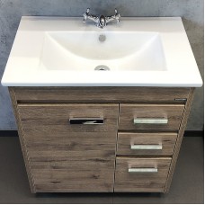 Тумба с раковинами Comforty Марио 75 00-00004157 Дуб темный