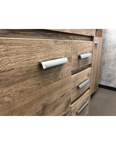 Тумба с раковинами Comforty Марио 75 00-00004157 Дуб темный