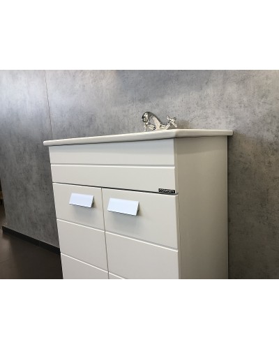 Тумба с раковиной Comforty Модена М-60 00-00001642 Белая матовая