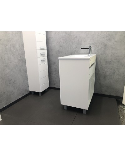 Тумба с раковиной Comforty Модена М-75 00-00001643 Белая матовая