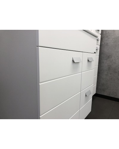 Тумба с раковиной Comforty Модена М-75 00-00001643 Белая матовая