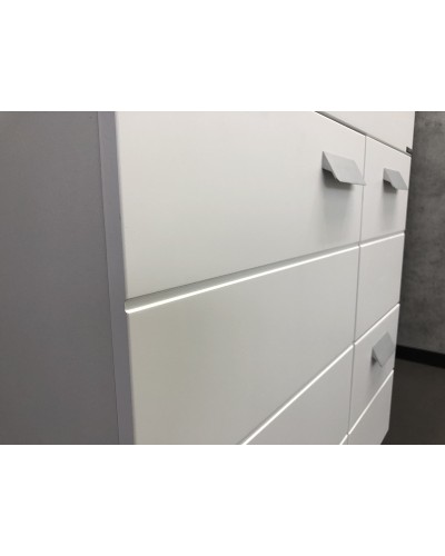 Тумба с раковиной Comforty Модена М-75 00-00001643 Белая матовая