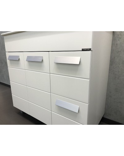 Тумба с раковиной Comforty Модена М-90 00-00001644 Белая матовая