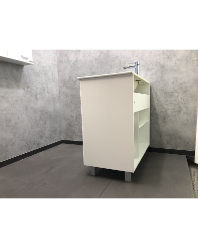 Тумба с раковиной Comforty Модена М-90 00-00001644 Белая матовая