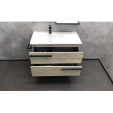 Тумба с раковиной Comforty Дюссельдорф 90 00-00004093 Дуб дымчатый