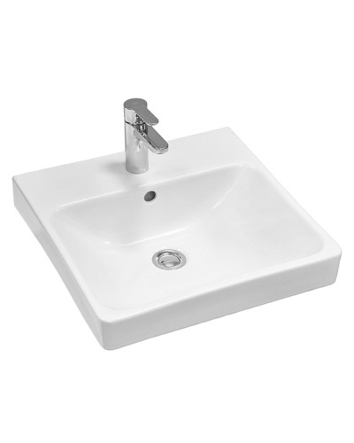 Тумба с раковиной Comforty Вена 45 00-00006653 подвесная Дуб дымчатый