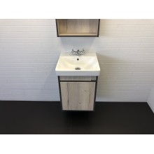 Тумба с раковиной Comforty Вена 45 00-00006653 подвесная Дуб дымчатый