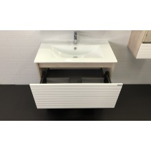 Тумба с раковиной Comforty Страсбург 90 00-00006557 Дуб дымчатый