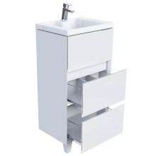 Тумба с раковиной Marka One Bumble 40H Ц0000001480 Белая