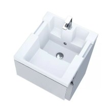 Тумба с раковиной Marka One Bumble 40H Ц0000001480 Белая