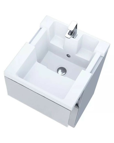 Тумба с раковиной Marka One Bumble 40H Ц0000001480 Белая
