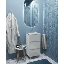 Тумба с раковиной Marka One Bumble 40H Ц0000001480 Белая