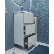 Тумба с раковиной Marka One Bumble 40H Ц0000001480 Белая