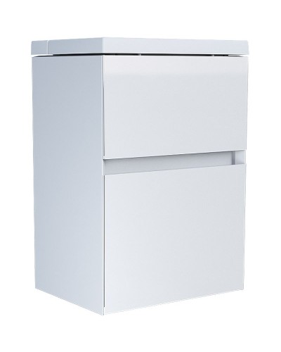 Тумба с раковиной Marka One Bumble 40П Ц0000001481 подвесная Белая