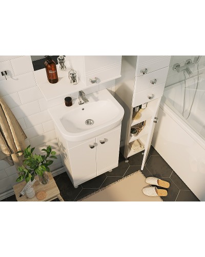 Тумба под раковину 1MarKa Story 45Н У99313 Белый глянец