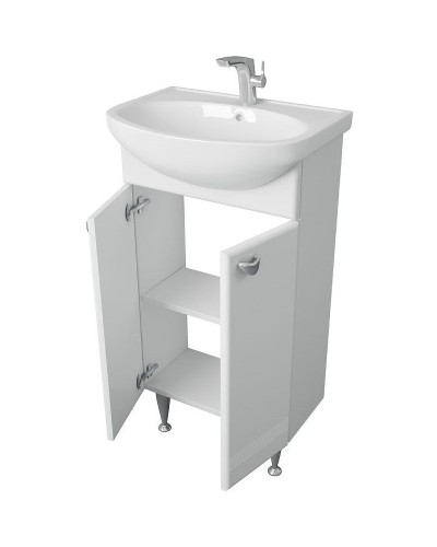 Тумба под раковину 1MarKa Story 50Н У99314 Белый глянец