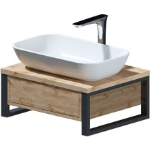 Тумба под раковину 1MarKa Grunge Loft 60П Ц0000001580 подвесная Дуб вотан