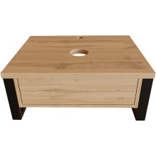 Тумба под раковину 1MarKa Grunge Loft 60П Ц0000001580 подвесная Дуб вотан