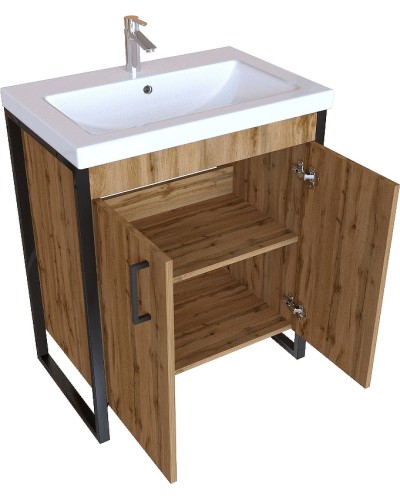 Тумба под раковину 1MarKa Grunge Loft 70Н Ц0000008499 Дуб вотан