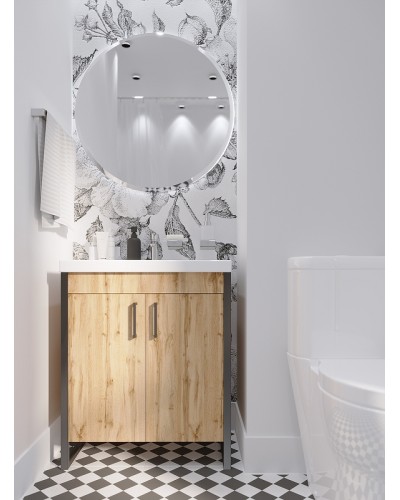 Тумба под раковину 1MarKa Grunge Loft 70Н Ц0000008499 Дуб вотан