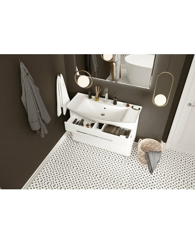 Тумба под раковину 1MarKa Lina Classic New 105Н У94491 Белый глянец