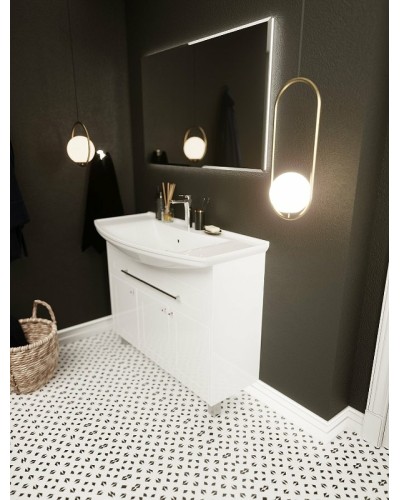 Тумба под раковину 1MarKa Lina Classic New 105Н У94491 Белый глянец