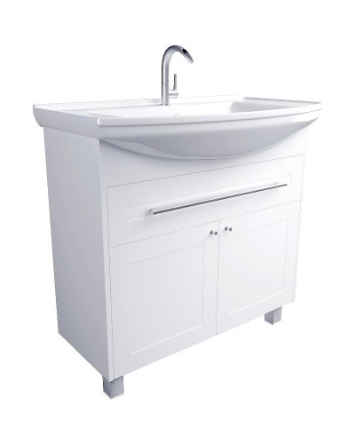 Тумба под раковину 1MarKa Lina Classic New 85Н У94494 Белый глянец