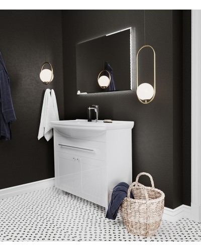 Тумба под раковину 1MarKa Lina Classic New 85Н У94494 Белый глянец