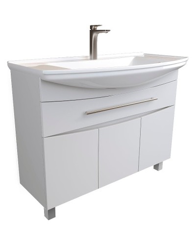 Тумба под раковину 1MarKa Lina New 105Н У94492 Белый глянец