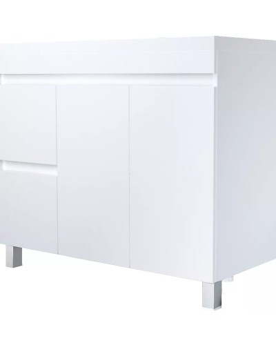 Тумба под раковину 1MarKa Cube 100Н У79527 Белый глянец