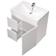 Тумба под раковину 1MarKa Cube 75Н У79532 Белый глянец