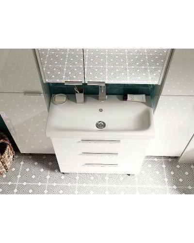 Тумба под раковину 1MarKa Gaula 80Н У92517 White