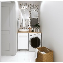 Тумба под раковину 1MarKa Wash 48Н Ц0000002638 Белый глянец