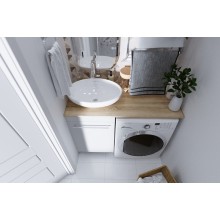 Тумба под раковину 1MarKa Wash 48Н Ц0000002638 Белый глянец