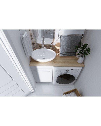 Тумба под раковину 1MarKa Wash 48Н Ц0000002638 Белый глянец