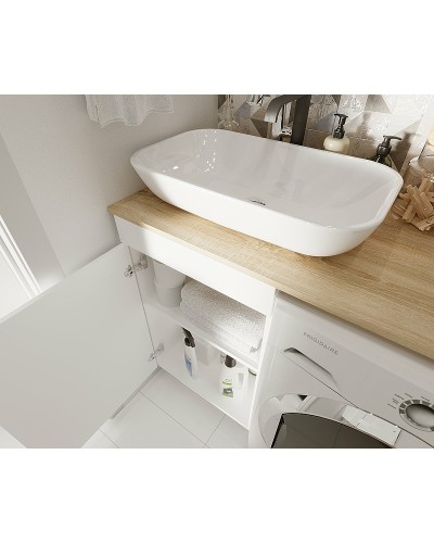 Тумба под раковину 1MarKa Wash 48Н Ц0000002638 Белый глянец