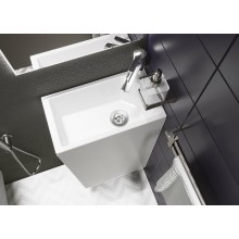 Тумба с раковиной 1MarKa Laura 40Н R У85928 Белый глянец