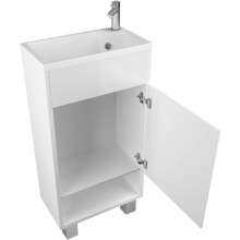 Тумба с раковиной 1MarKa Lira 40Н R У85920 Белый глянец