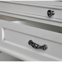 Тумба с раковиной слоновая кость серебряная патина 95 см Atoll Джулия