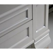 Тумба с раковиной слоновая кость серебряная патина 95 см Atoll Джулия