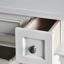 Тумба с раковиной слоновая кость серебряная патина 95 см Atoll Джулия