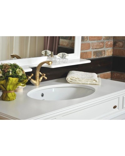 Тумба с раковиной белый матовый 116,5 см Atoll Марсель NEW