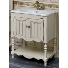 Тумба с раковиной слоновая кость состаренная 75 см Atoll Флоренция