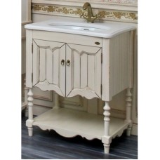 Тумба с раковиной слоновая кость состаренная 75 см Atoll Флоренция