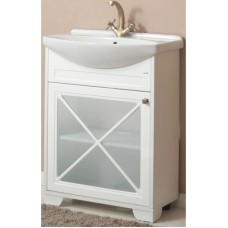 Тумба с раковиной белый матовый 66 см Atoll Палермо PALERMO66TWMAT/ST