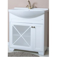 Тумба с раковиной белый матовый 76 см Atoll Палермо PALERMO76TWMAT/ST