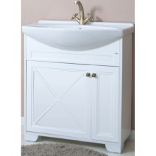 Тумба с раковиной белый матовый 76 см Atoll Палермо PALERMO76TWMAT