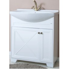 Тумба с раковиной белый матовый 76 см Atoll Палермо PALERMO76TWMAT