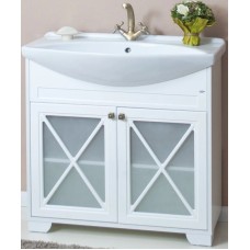 Тумба с раковиной белый матовый 87 см Atoll Палермо PALERMO87TWMAT/ST