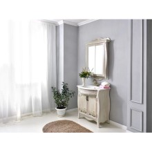 Тумба с раковиной белое дерево 86 см Atoll Ривьера